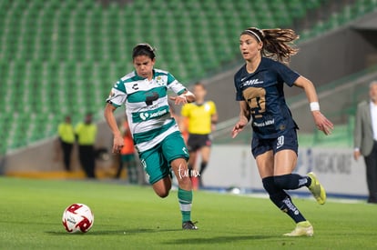 Anisa Guajardo, Esmeralda Zamarron | Santos vs Pumas J4 C2020 Liga MX