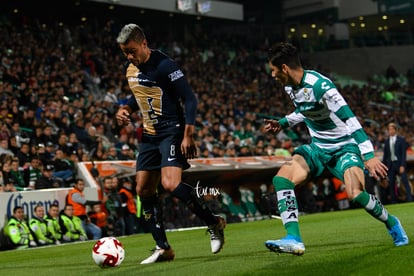 Gerardo Arteaga, Pablo Barrera | Santos vs Pumas J4 C2020 Liga MX