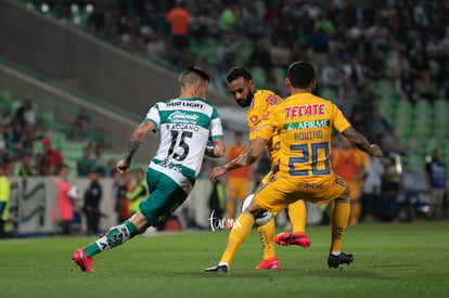 Brian Lozano, Javier Aquino | Santos vs Tigres J6 C2020 Liga MX