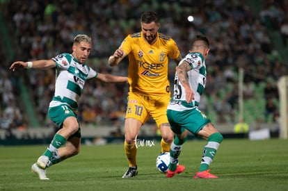 André-pierre Gignac, Fernando Gorriarán, Brian Lozano | Santos vs Tigres J6 C2020 Liga MX