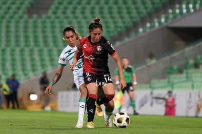 Vanessa González, Estela Gómez | Santos CFIA2021F Atlas CFIA2021F