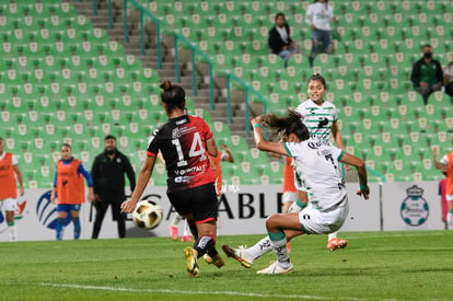 gol de Estela Gómez, Estela Gómez | Santos CFIA2021F Atlas CFIA2021F