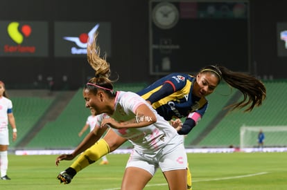 Alexia Villanueva, Rebeca Villuendas | Santos vs Atlético San Luis J14 A2021 Liga MX femenil