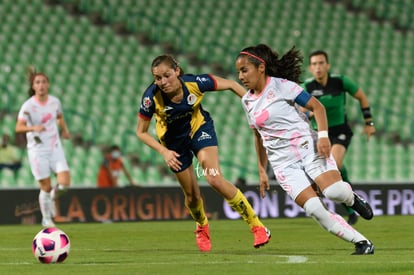 Cinthya Peraza, Paola Urbieta | Santos vs Atlético San Luis J14 A2021 Liga MX femenil