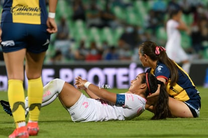 Cinthya Peraza, Paola Urbieta | Santos vs Atlético San Luis J14 A2021 Liga MX femenil