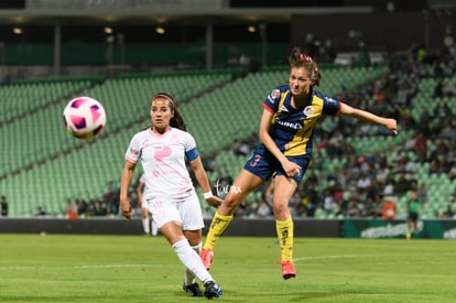 Cinthya Peraza, Paola Urbieta | Santos vs Atlético San Luis J14 A2021 Liga MX femenil