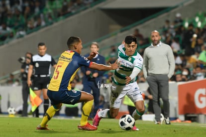 Omar Campos, Ricardo Chávez | Santos Laguna vs Atlético San Luis J17 2021 Liga MX