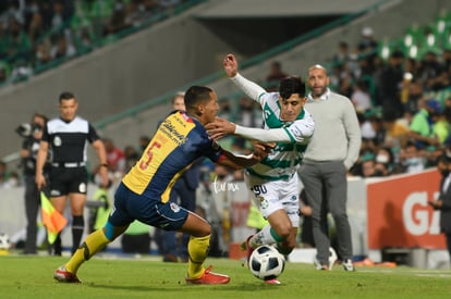 Omar Campos, Ricardo Chávez | Santos Laguna vs Atlético San Luis J17 2021 Liga MX