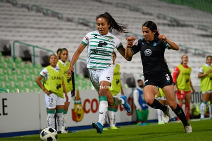 Mariela Jiménez, Damaris Godínez | Santos vs Chivas J9 A2021 Liga MX femenil