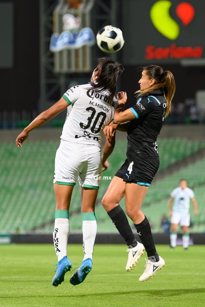 Mariela Jiménez, Michelle González | Santos vs Chivas J9 A2021 Liga MX femenil