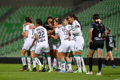 Gol de Nancy Quiñones, Nancy Quiñones | Santos vs Chivas J9 A2021 Liga MX femenil