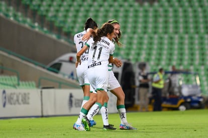 Gol de Nancy Quiñones, Nancy Quiñones | Santos vs Chivas J9 A2021 Liga MX femenil