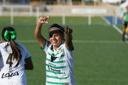 Festejo de gol, Paulina Peña | Santos vs Mazatlán J3 A2021 Liga MX