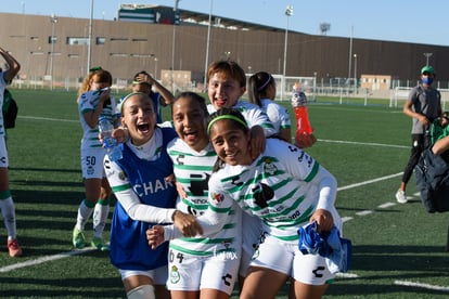 Britany Hernández, María Carrillo, Estephany Beltrán, Hiromi | Santos vs Mazatlán J3 A2021 Liga MX