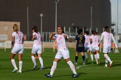 festejo de gol de Cinthya Peraza, Cinthya Peraza | Santos vs Pumas J13 A2021 Liga MX femenil