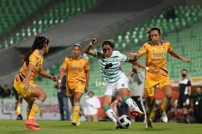 Estela Gómez, Bianca Sierra | Santos vs Tigres J17 A2021 Liga MX femenil