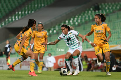 Estela Gómez, Bianca Sierra | Santos vs Tigres J17 A2021 Liga MX femenil