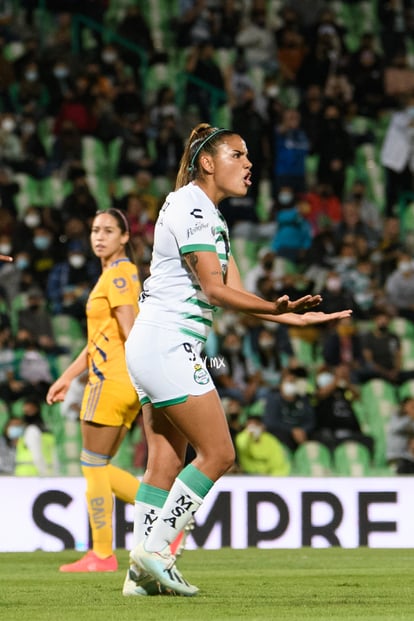 gol anulado de Paleta Gómez | Santos vs Tigres J17 A2021 Liga MX femenil