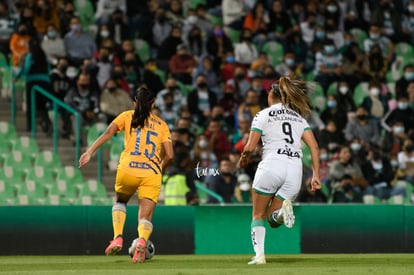 Alexia Villanueva, Cristina Ferral | Santos vs Tigres J17 A2021 Liga MX femenil