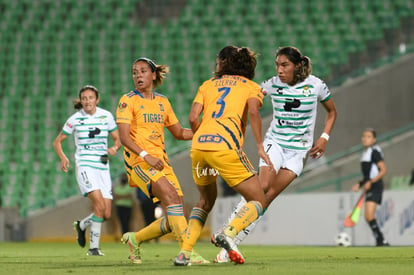 Estela Gómez, Bianca Sierra | Santos vs Tigres J17 A2021 Liga MX femenil