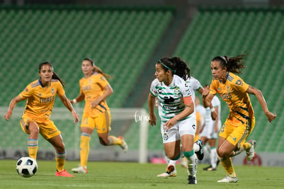 Cinthya Peraza, Bianca Sierra | Santos vs Tigres J17 A2021 Liga MX femenil