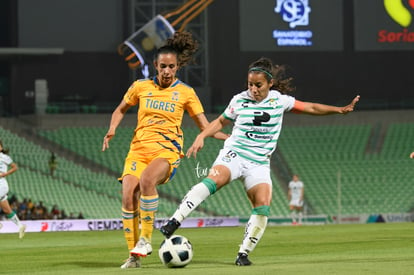 Cinthya Peraza, Bianca Sierra | Santos vs Tigres J17 A2021 Liga MX femenil