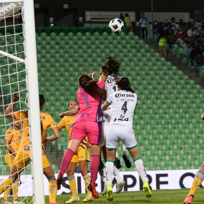 Lourdes De León, Aurora Santiago | Santos vs Tigres J17 A2021 Liga MX femenil