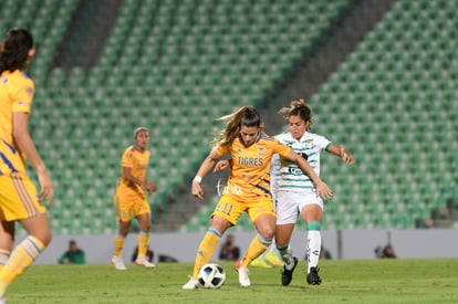 Brenda López, Lydia Rangel | Santos vs Tigres J17 A2021 Liga MX femenil