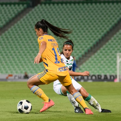 Cinthya Peraza | Santos vs Tigres J17 A2021 Liga MX femenil