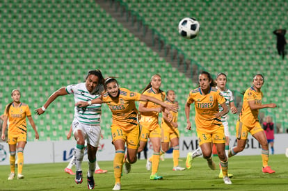 Mariela Jiménez, Lydia Rangel | Santos vs Tigres J17 A2021 Liga MX femenil