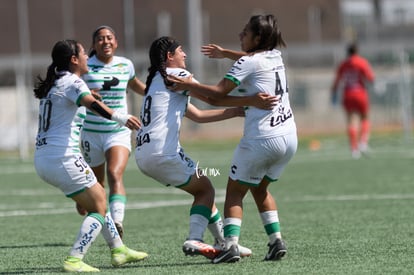 Celebran gol de Paulina Peña | Santos vs Pumas femenil sub 17 cuartos de final