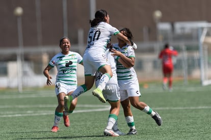 Celebran gol de Paulina Peña | Santos vs Pumas femenil sub 17 cuartos de final