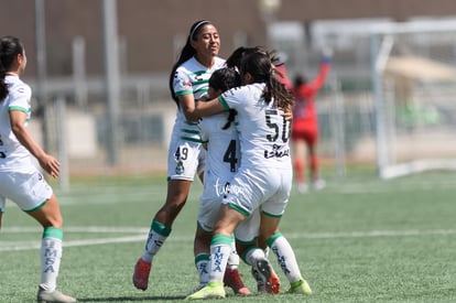 Celebran gol de Paulina Peña | Santos vs Pumas femenil sub 17 cuartos de final