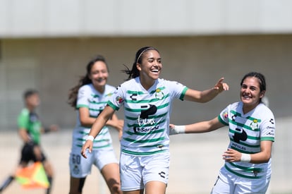 Celebran gol de Celeste Guevara, Celeste Guevara | Santos vs Pumas femenil sub 17 cuartos de final