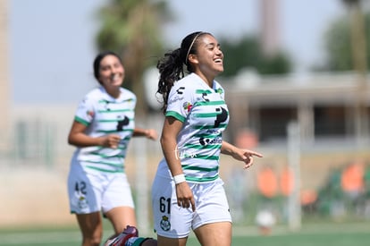 Celebran gol de Celeste Guevara, Celeste Guevara | Santos vs Pumas femenil sub 17 cuartos de final