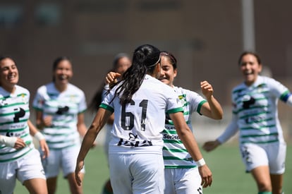 Celebran gol de Celeste Guevara, Celeste Guevara | Santos vs Pumas femenil sub 17 cuartos de final