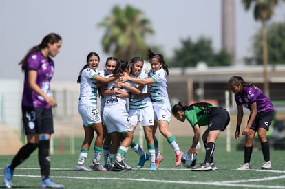 Celebran gol de Paulina, Paulina Peña | Santos vs Pachuca femenil sub 17 semifinales