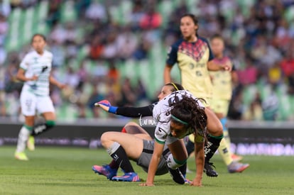 Cinthya Peraza, Renata Masciarelli | Santos vs America J9 C2022 Liga MX femenil