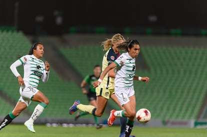 Estela Gómez, Jocelyn Orejel | Santos vs America J9 C2022 Liga MX femenil