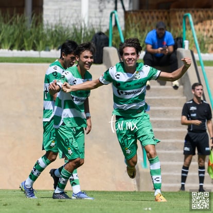 festejo de gol de Juan, Juan Tejeda | Santos laguna vs Club Atlético San Luis sub 20