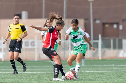 Ashley López, Aylin Salais | Santos Laguna vs Atlas FC femenil J13 A2022 Liga MX