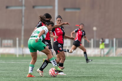 Lorena Vega, Frida Vallejo, Mereli Zapata | Santos Laguna vs Atlas FC femenil J13 A2022 Liga MX