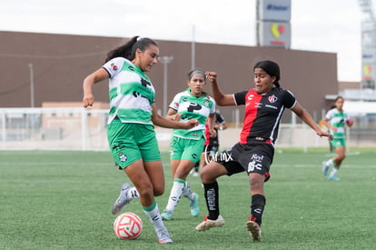 Frida Cussin, Abigail Sanchez | Santos Laguna vs Atlas FC femenil J13 A2022 Liga MX