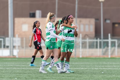 Alexa Ostos, Nadia Jiménez | Santos Laguna vs Atlas FC femenil J13 A2022 Liga MX