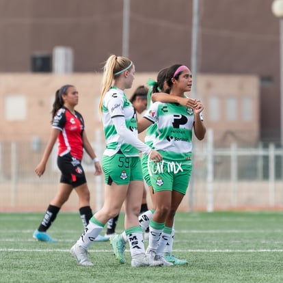 Alexa Ostos, Nadia Jiménez | Santos Laguna vs Atlas FC femenil J13 A2022 Liga MX