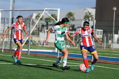 Tania Baca, Ghislane López | Santos Laguna vs Atlético de San Luis femenil sub 18