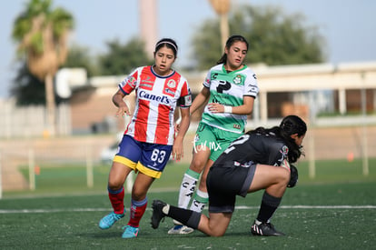 Ana Zárate, Ghislane López, Judith Félix | Santos Laguna vs Atlético de San Luis femenil sub 18