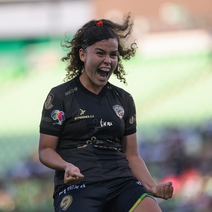 Celebra gol Curiel, Alejandra Curiel | Santos Laguna vs FC Juárez femenil, jornada 16