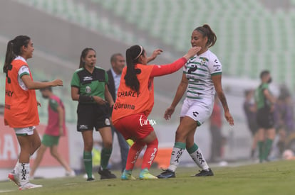 Celebran gol de Alexia, Paola Calderón, Marianne Martínez, A | Santos Laguna vs FC Juárez femenil, jornada 16