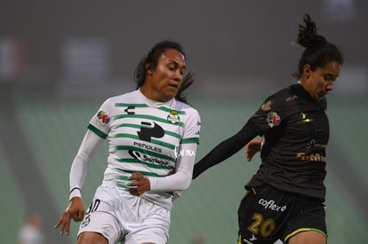 Mariela Jiménez, Karla Zempoalteca | Santos Laguna vs FC Juárez femenil, jornada 16